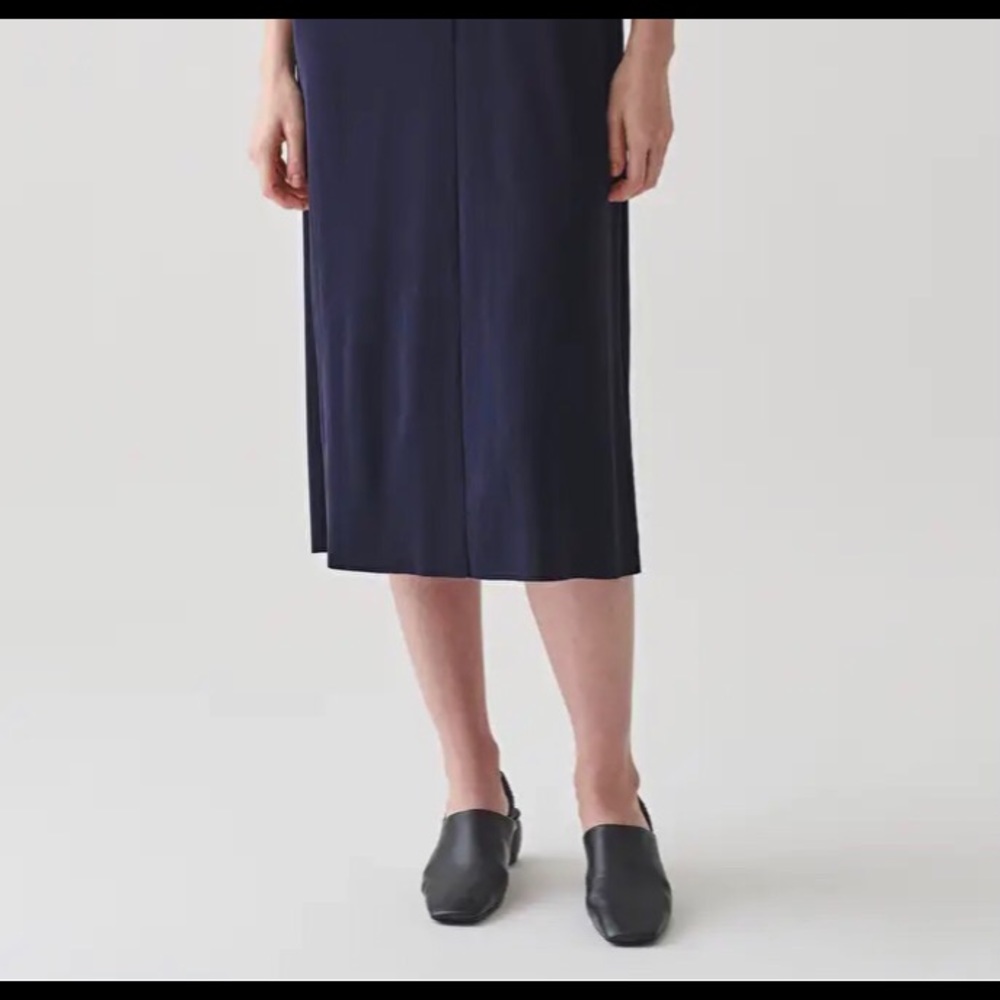 COS Navy Blue Loop Detail Dress NWT - Picture 4 of 10